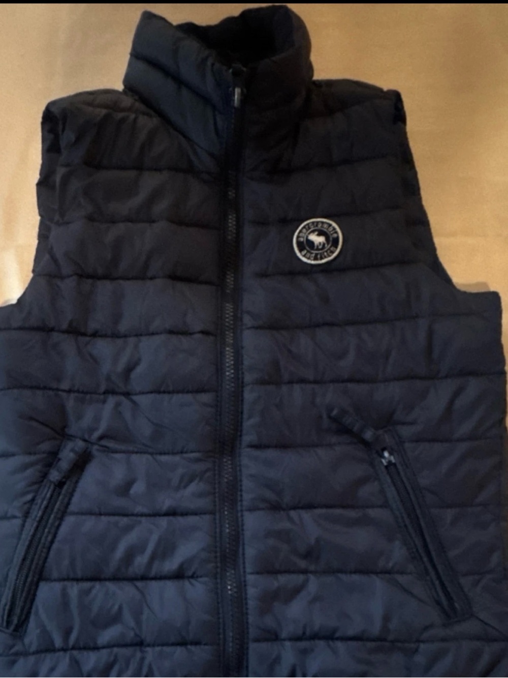 Abercrombie & Fitch Navy Quilted Puffer Vest for‎ Kids #52
